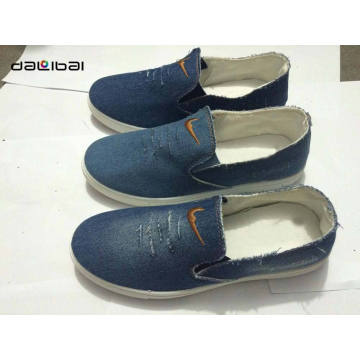 best selling good quality cheap wholesale textile upper canvas shoe